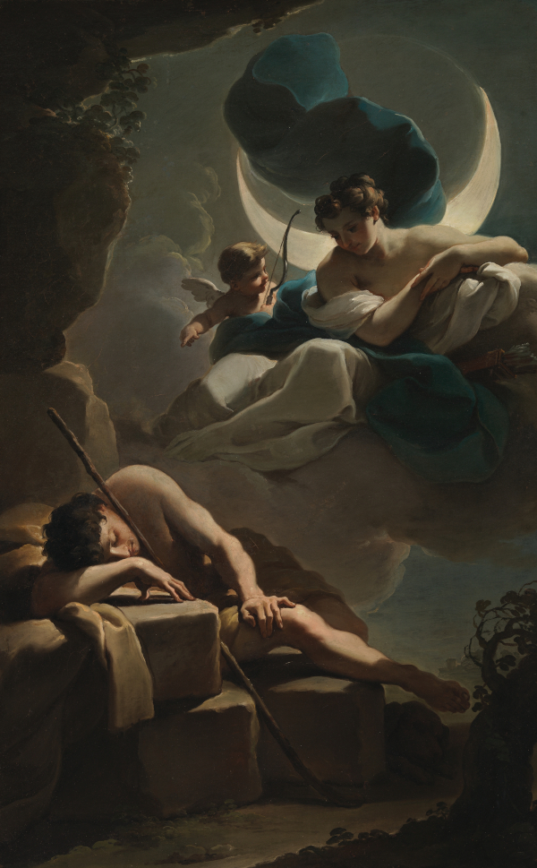Art: Selene and Endymion (Gandolfi)